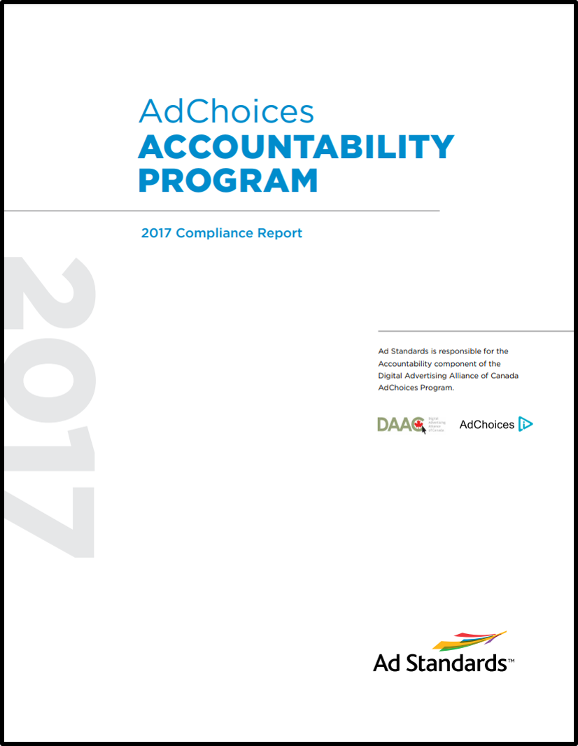 AdChoices Accountability Program Compliance Report – Ad Standards