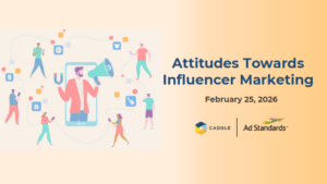 Cover of Caddle's and Ad Standards' Attitudes Towards Influencer Marketing 2025 Research