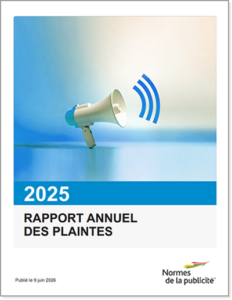 Couverture du rapport annuel des plaintes 2025